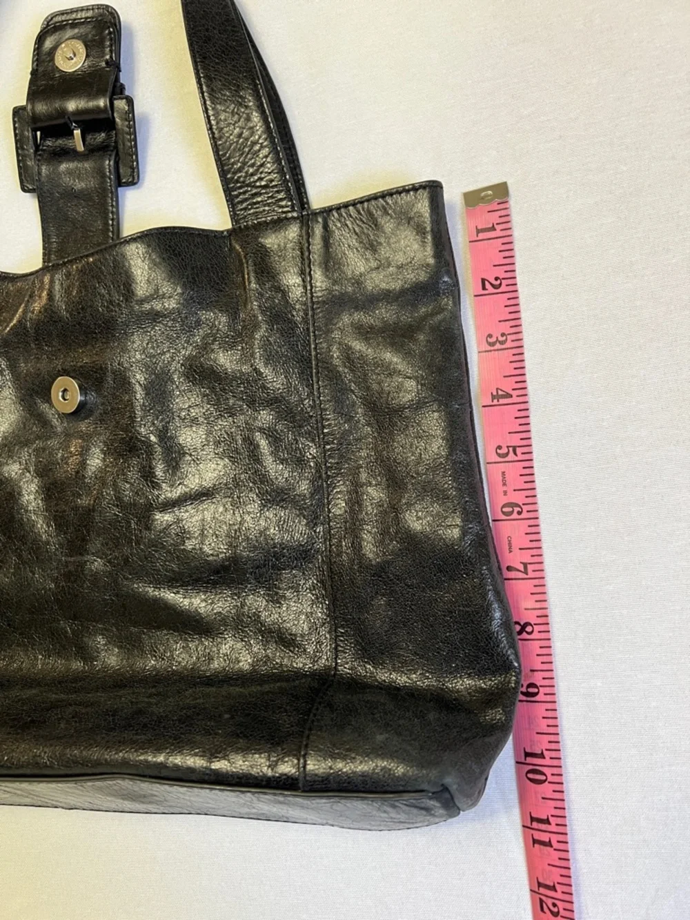 Vintage Y2K Hobo The Original Black Soft Leather Vintage Large Shoulder Tote Bag